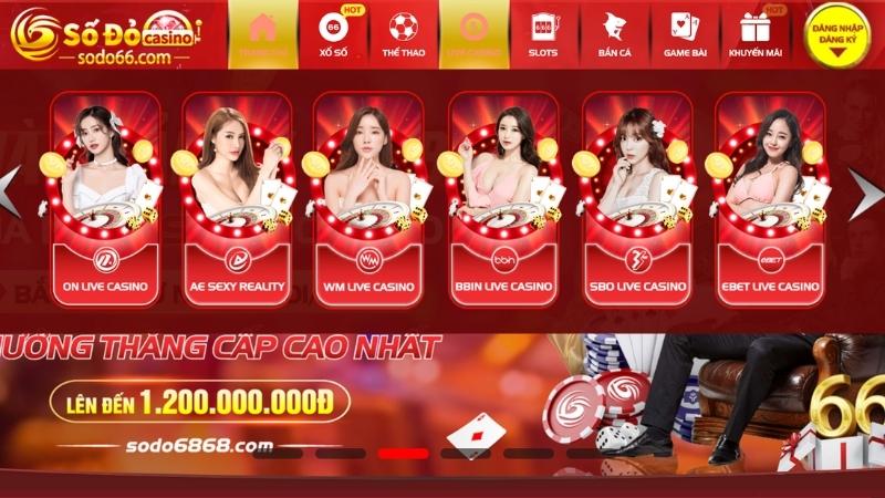 Live casino Sodo66